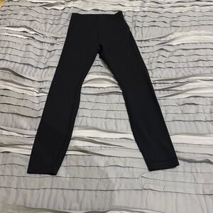 Lululemon Wunder Train Size 4 Black 25”